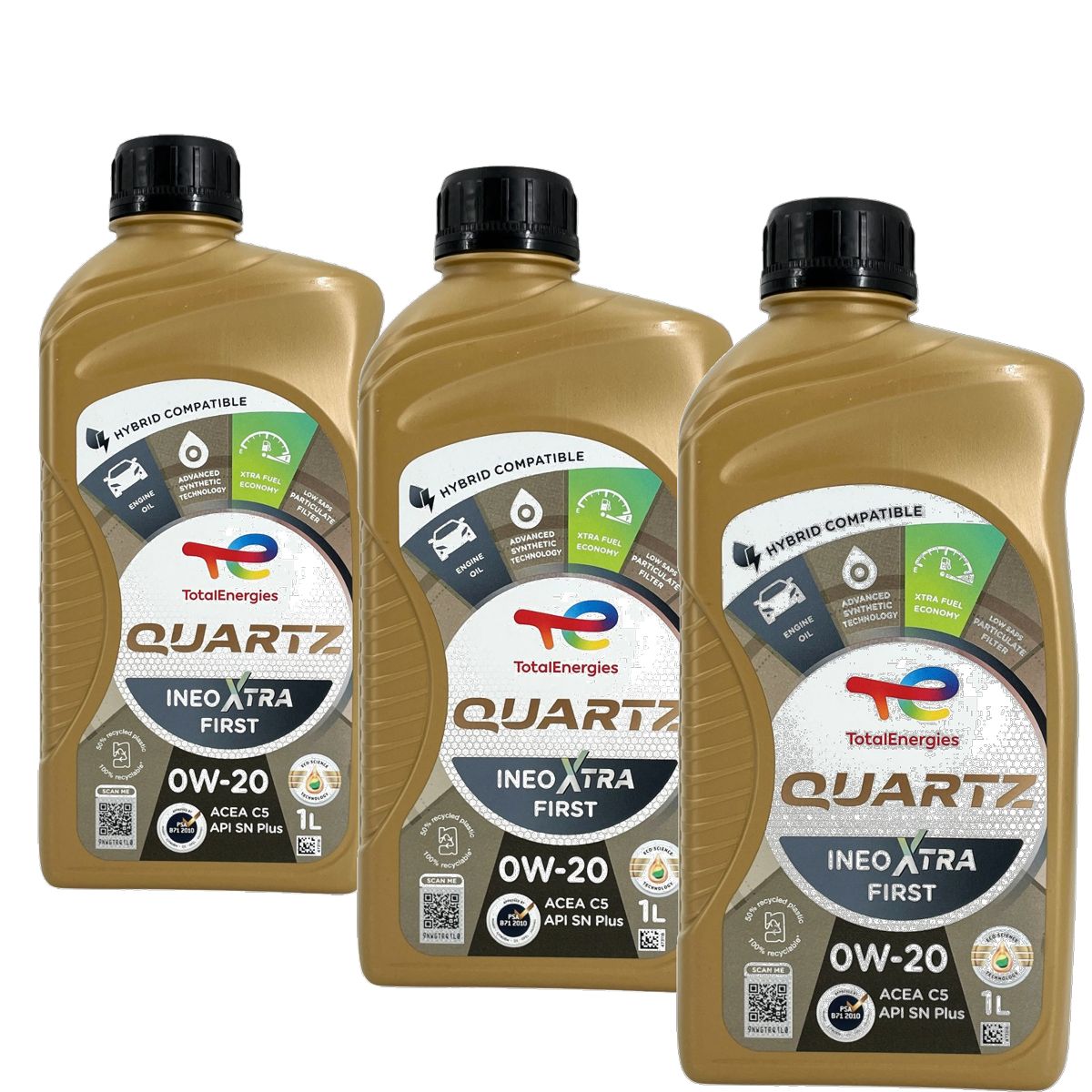 Total Quartz Ineo Xtra First 0W-20 3x1 Liter