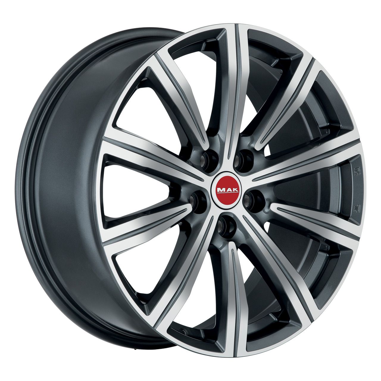 MAK BIRMINGHAM UNIVERSAL gunmetal spiegelpoliert 8.5Jx20 5x120 ET45