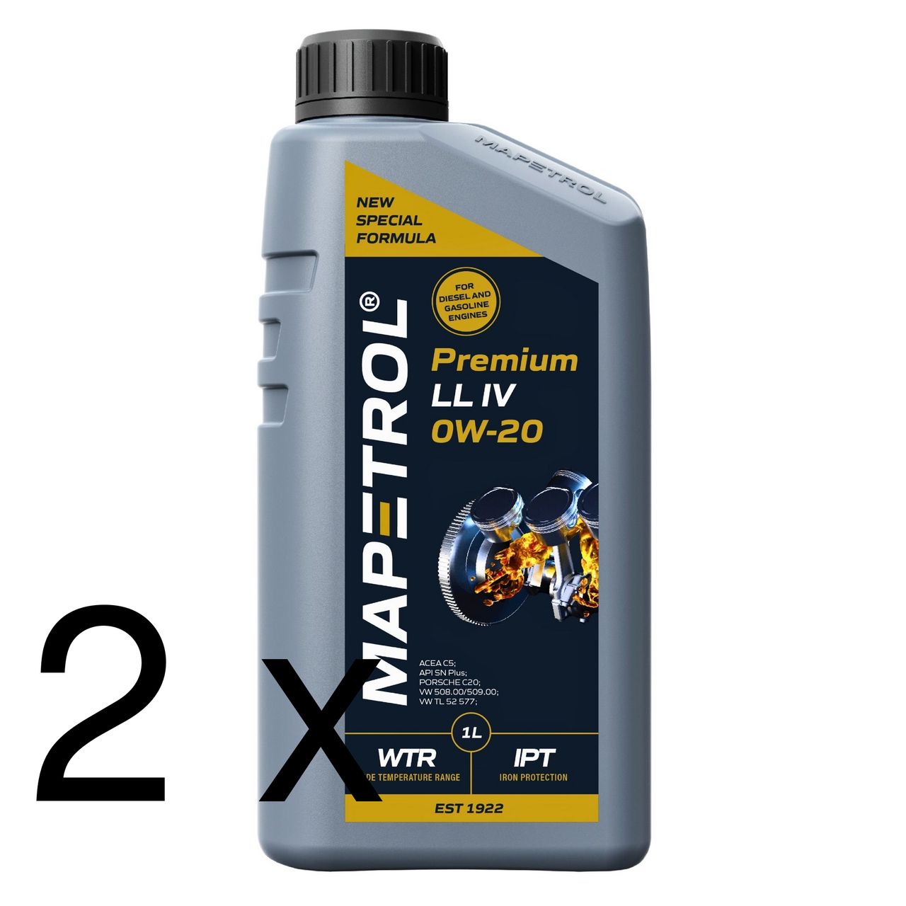 Mapetrol Premium LL IV 0W-20 2x1 Liter