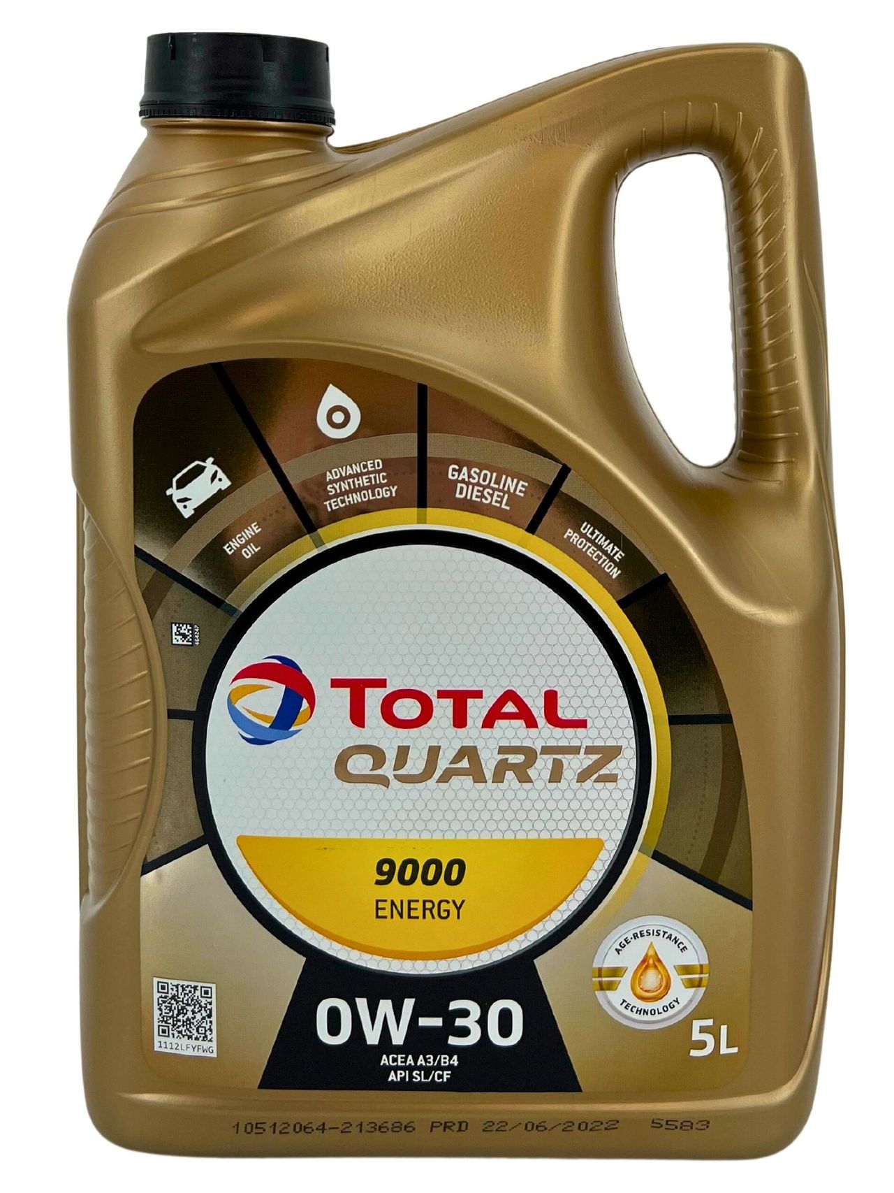 Total Quartz 9000 Energy 0W-30 5 Liter Total Quartz 9000 Energy 0W-30 5 Liter