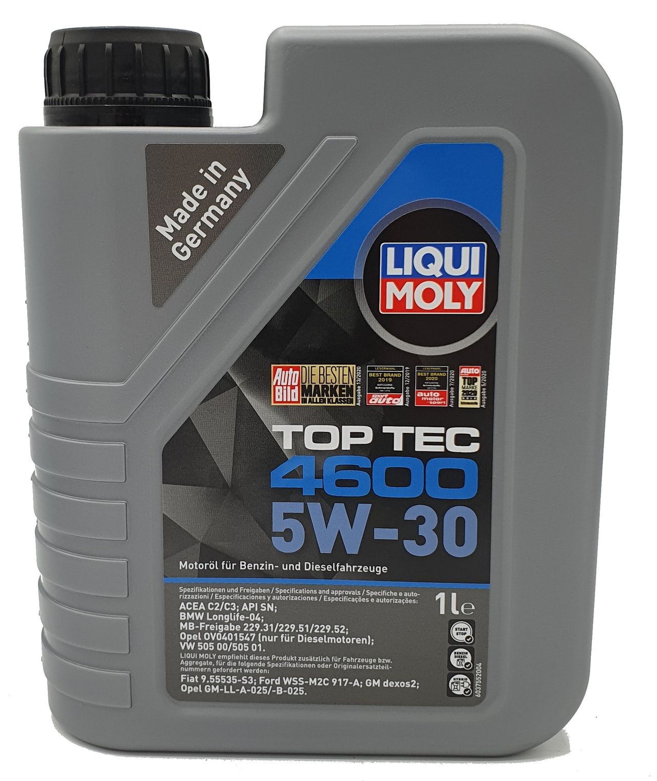 Liqui Moly Top Tec 4600 5W-30 1 Liter Liqui Moly Top Tec 4600 5W-30 1 Liter