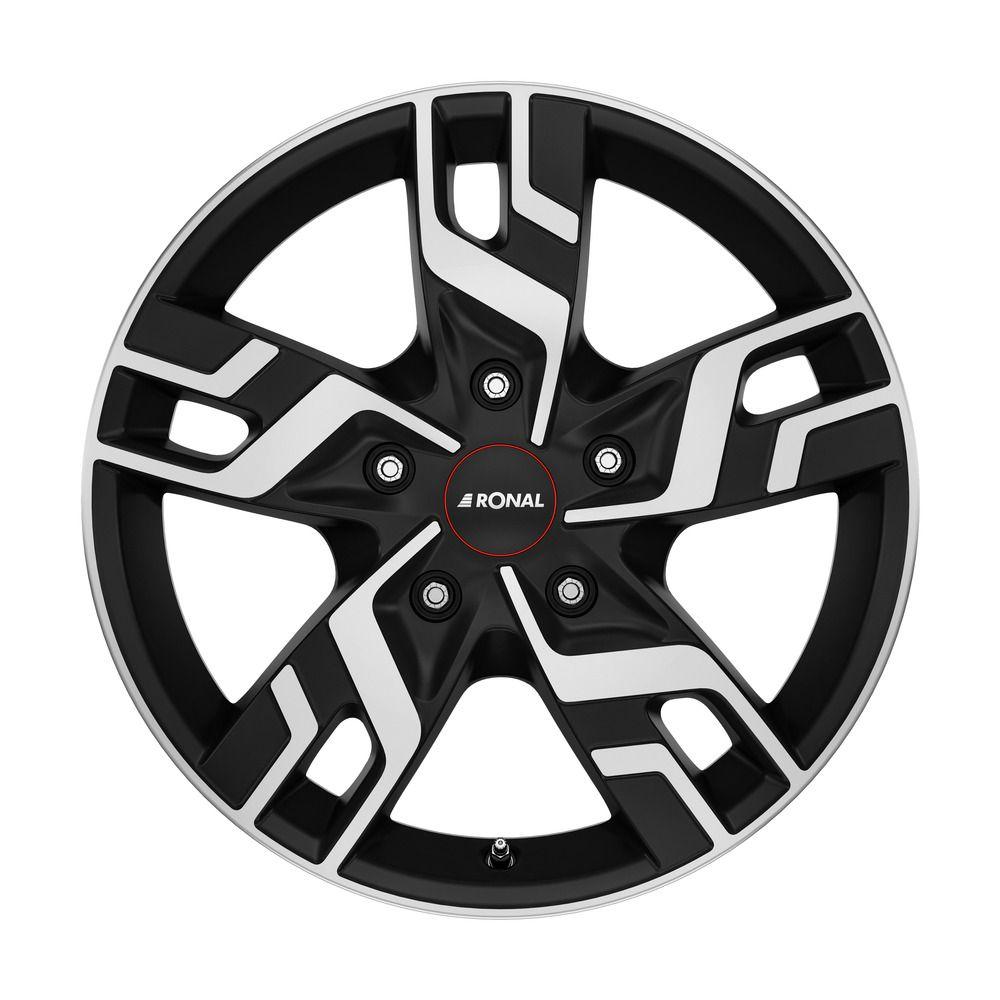 RONAL RONAL R64 jetblack-matt-frontkopiert 6.5Jx16 5x114.3 ET50