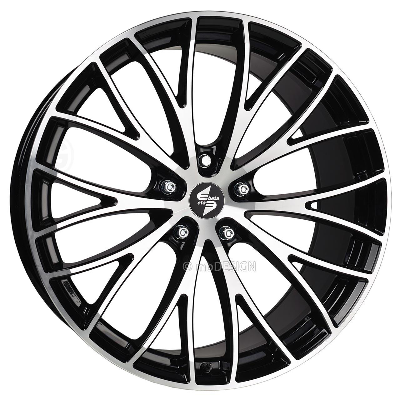 ETABETA PIUMA-C schwarzmatt vollpoliert 8.5Jx19 5x112 ET45