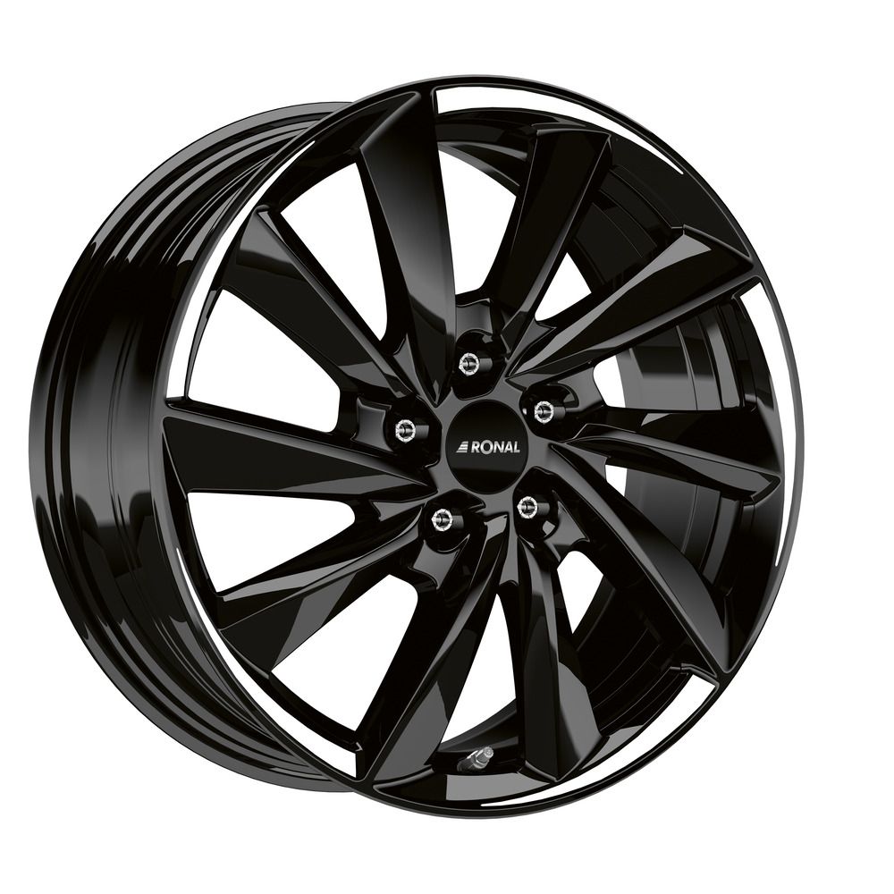 RONAL RONAL R70 jetblack-white tail 7.5Jx18 5x112 ET49