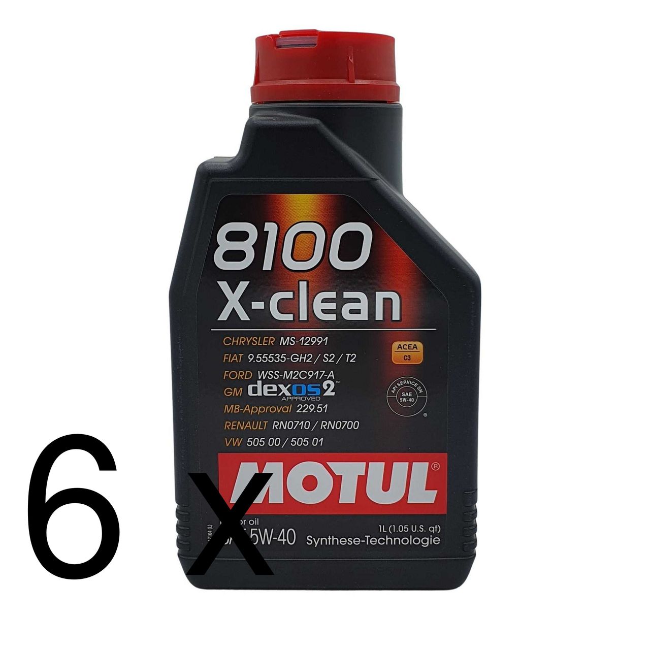 Motul 8100 X-clean 5W-40 6x1 Liter Motul 8100 X-clean 5W-40 6x1 Liter