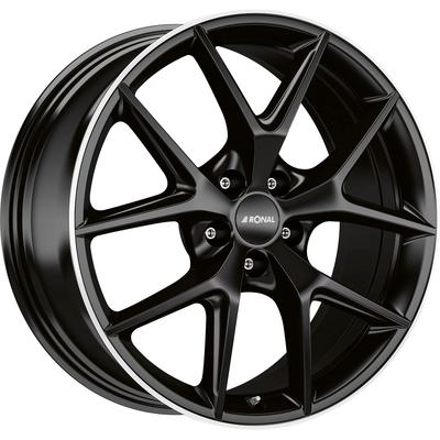 RONAL R75 jetblack-matt-hornkopiert 8.0Jx19 5x112 ET40.1