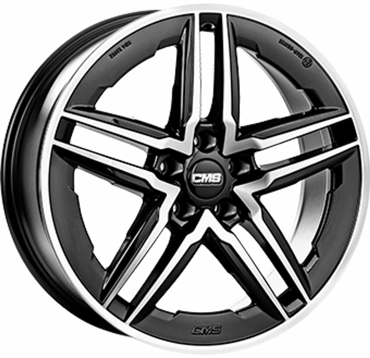 CMS C29-AERO diamond black gloss 7.5Jx18 5x108 ET45
