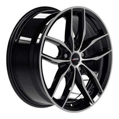 AUTEC TYP BV - BAVARIS schwarz poliert 7.5Jx18 5x112 ET25