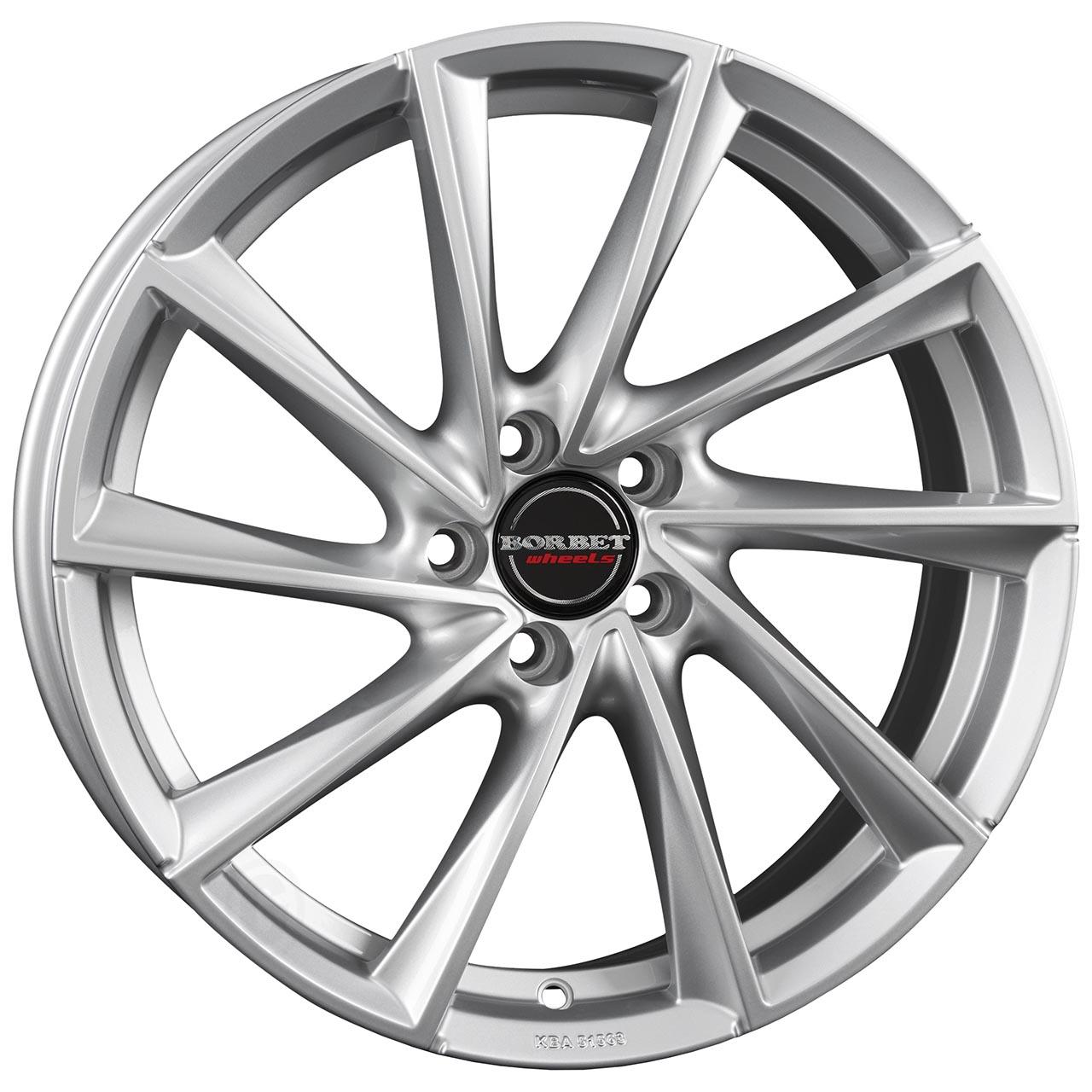 Borbet Vtx Brilliant silver 8.5x19 5x112 ET47