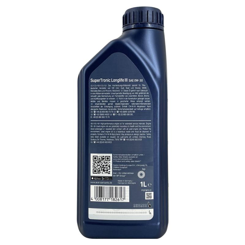 Aral SuperTronic LL III/3 0W-30 1 Liter