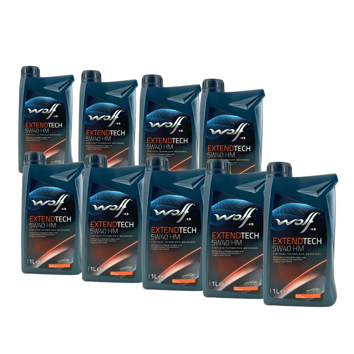 Wolf ExtendTech 5W-40 HM 9x1 Liter