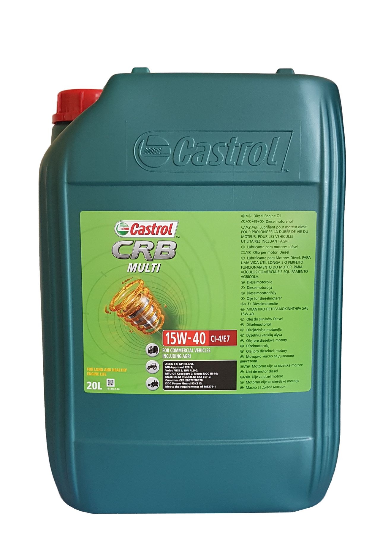 Castrol CRB Multi CI-4/E7 15W-40 20 Liter Castrol CRB Multi CI-4/E7 15W-40 20 Liter